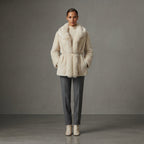 Women's White Shearling Jacket