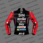 Aleix Espargaro Aprilia MotoGP 2023 Motorcycle Leather Racing Jacket