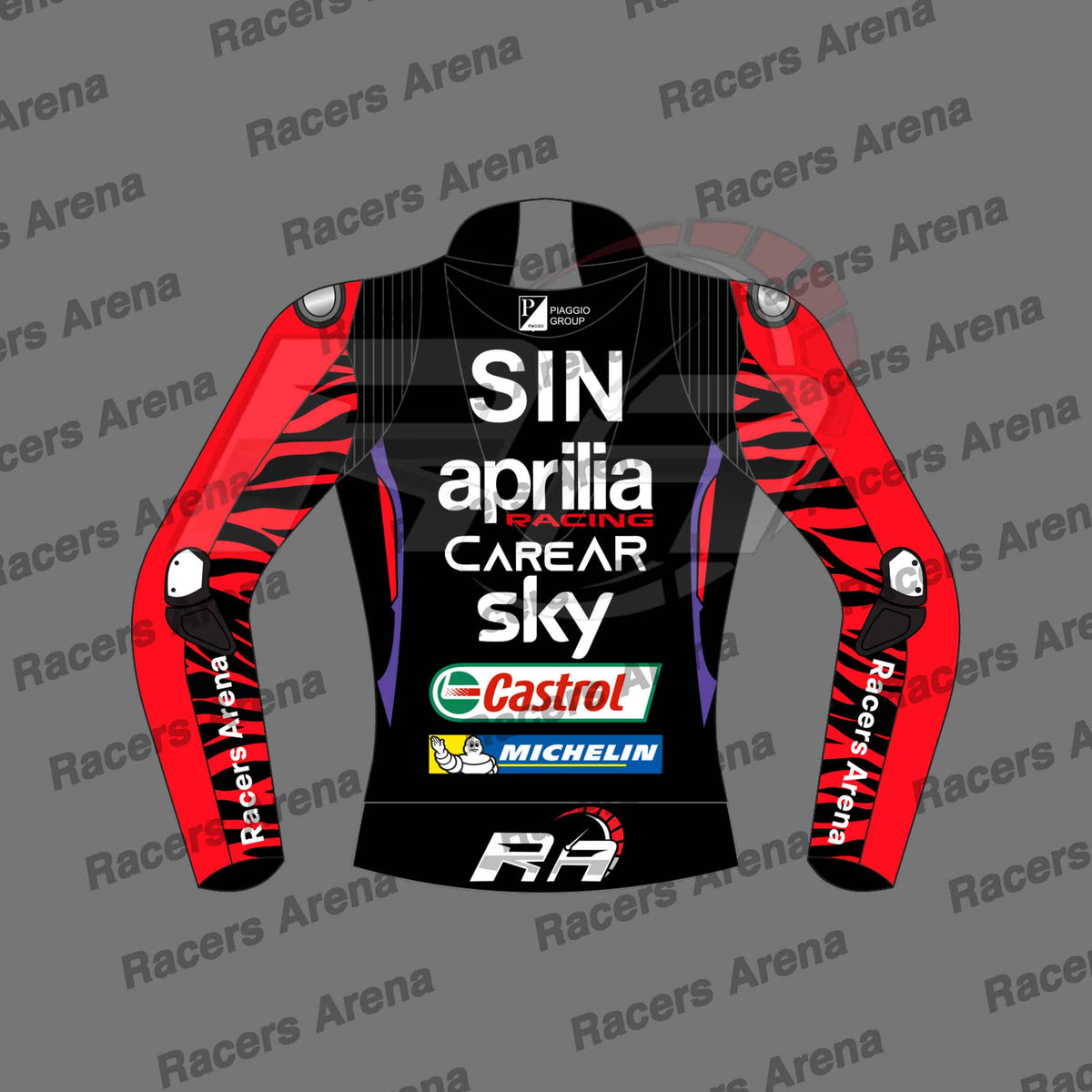 Aleix Espargaro Aprilia MotoGP 2023 Motorcycle Leather Racing Jacket