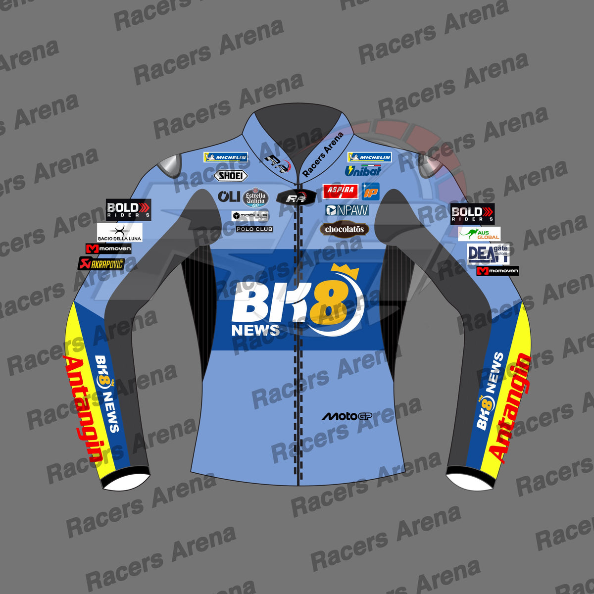 Alex Marquez BK8 Ducati MotoGP 2026 Leather Race Jacket