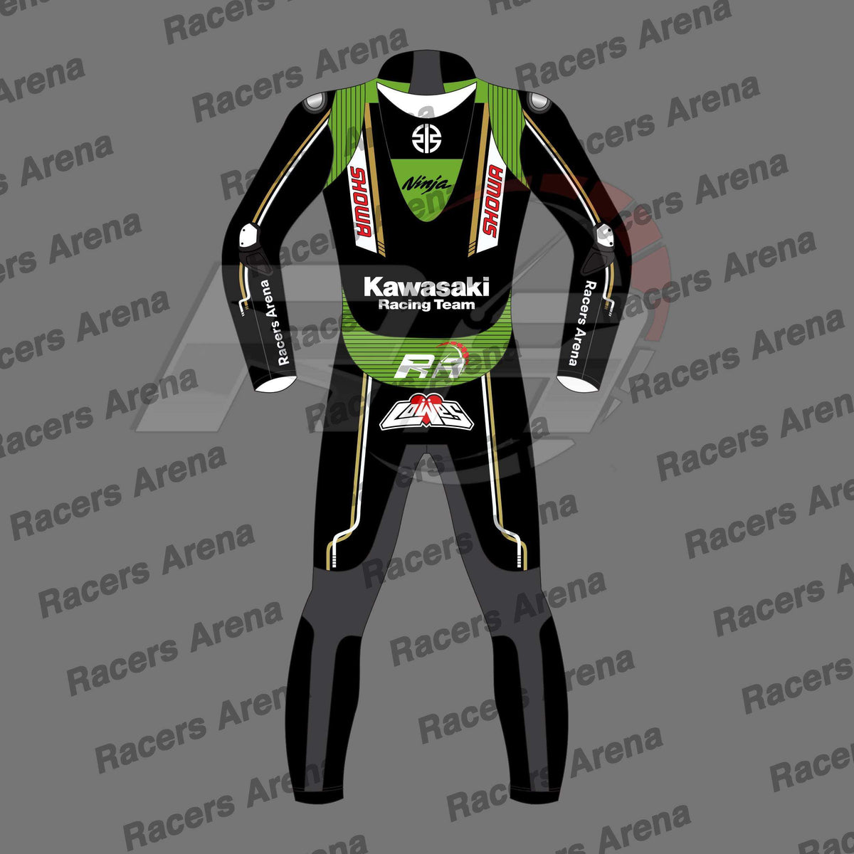 Alex Lowes Kawasaki Ninja WSBK 2024 Motorcycle Leather Race Suit