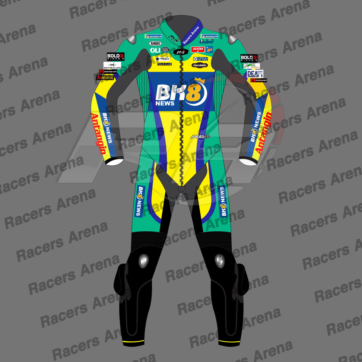 Alex Marquez Ducati MotoGP 2026 Motorcycle Leather Race Suit
