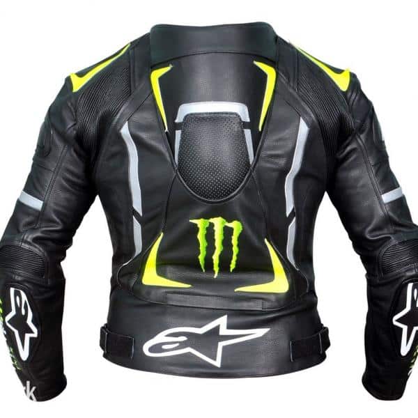 Monster Energy Motorbike Racing Real Leather Jacket