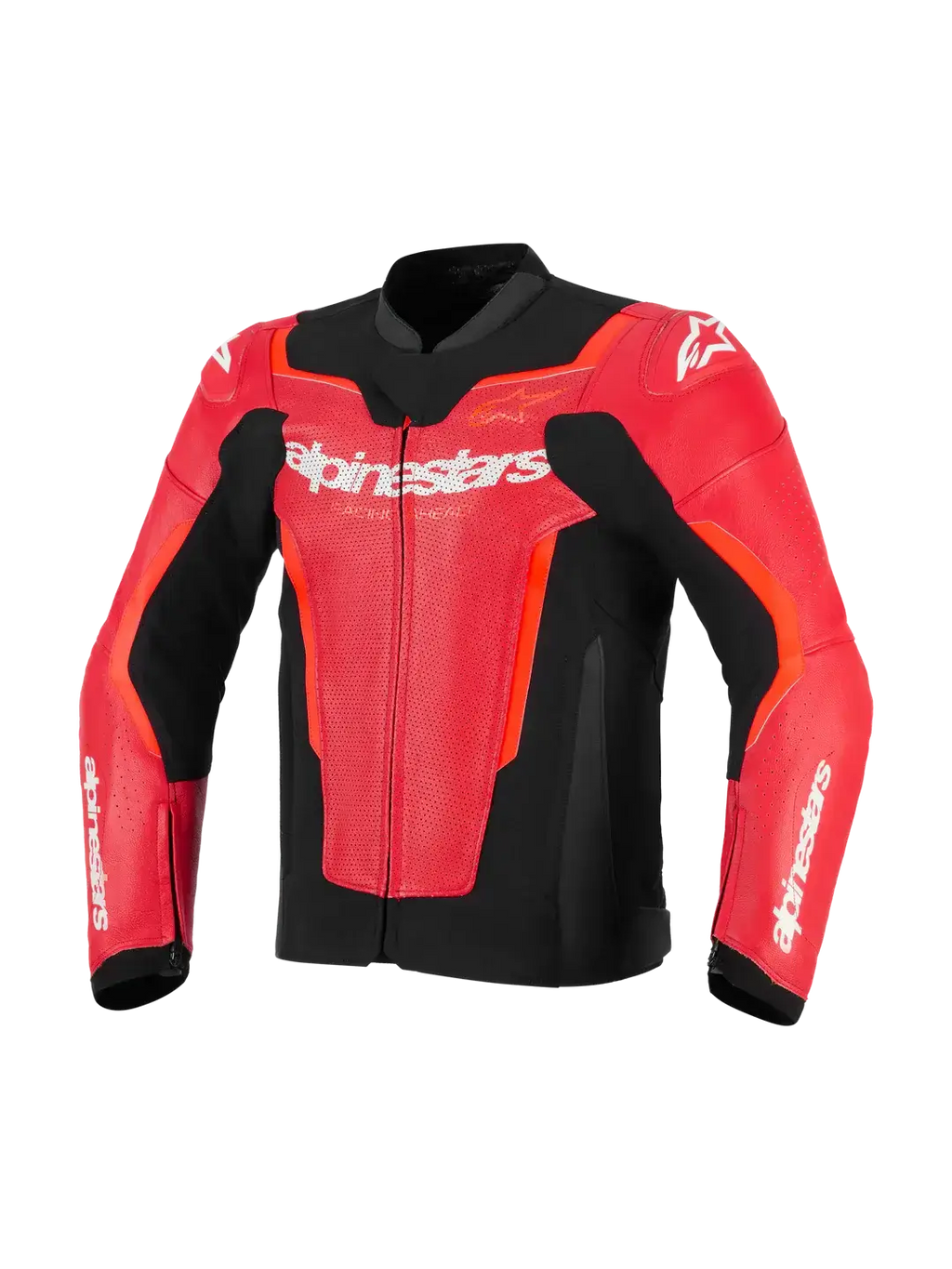 ALPINESTARS GP FORCE V2 AIR RED LEATHER JACKET