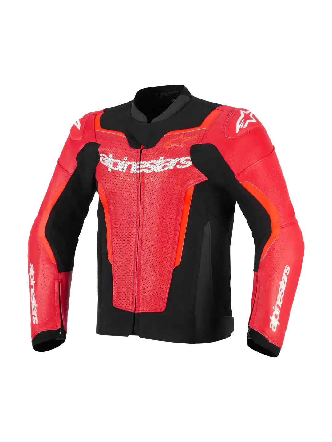 ALPINESTARS GP FORCE V2 AIR RED LEATHER JACKET