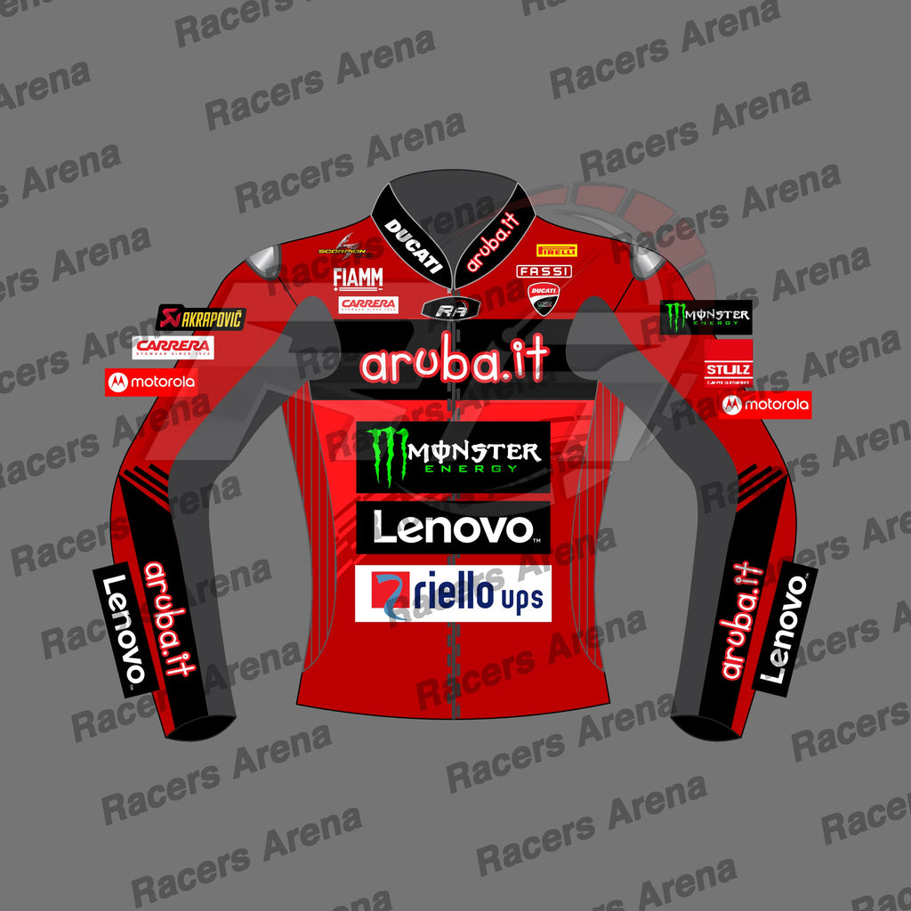 Alvaro Bautista Ducati SBK 2024 Motorcycle Track Race Jacket
