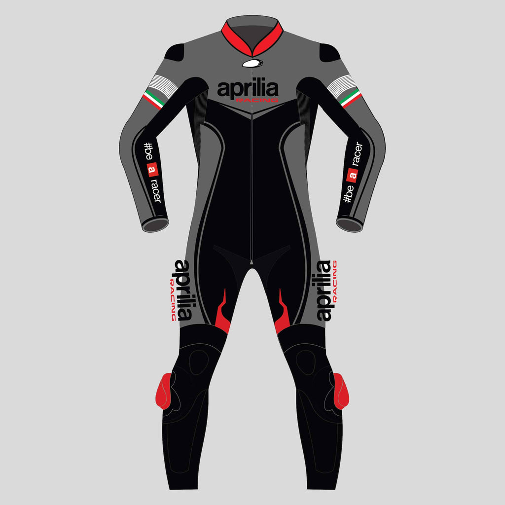 Aprilia Racing MAX Italia Motorcycle Leather Biker Suit