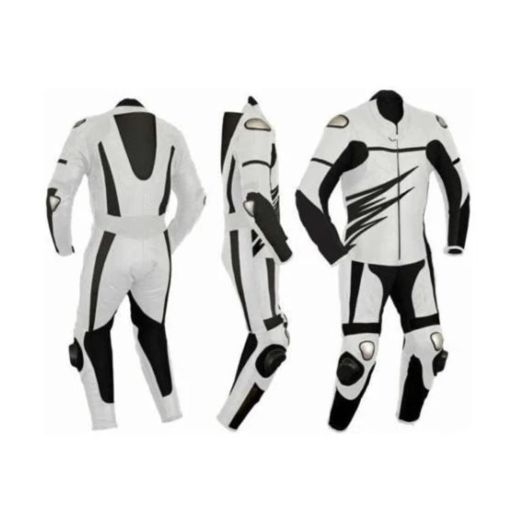 SS022 MEN MOTORCYCLE LEATHER RACING SUIT
