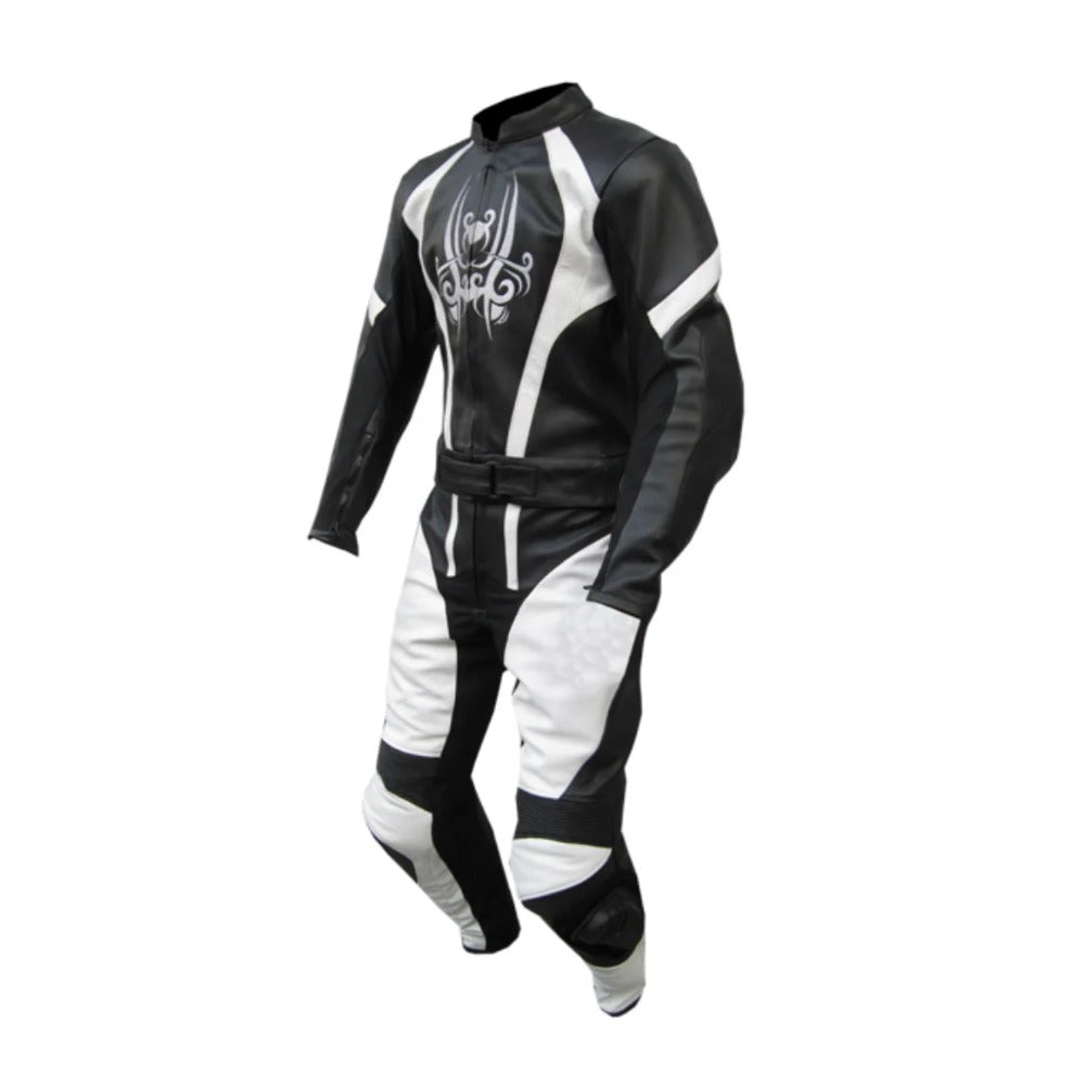 MOTORCYCLE SPIDER MAN LEATHER RACING SUIT