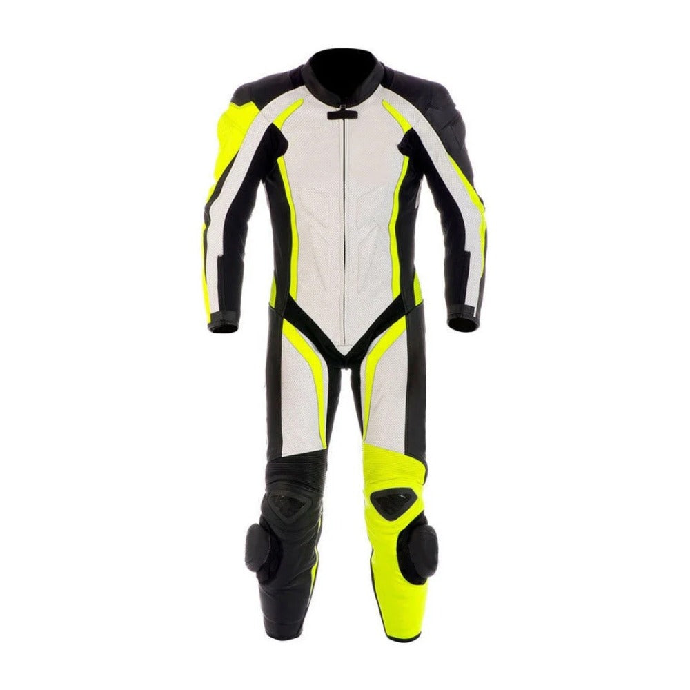 NEW YELLOW PRO RACING SUIT CE APPROVED PROTECTION