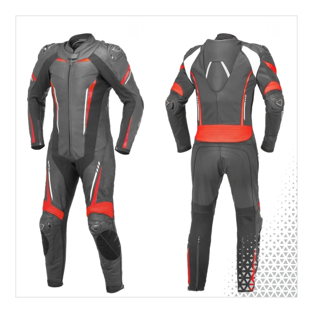 SS990 MEN MOTORCYCLE CE APPROVED LEATHER RACING SUIT