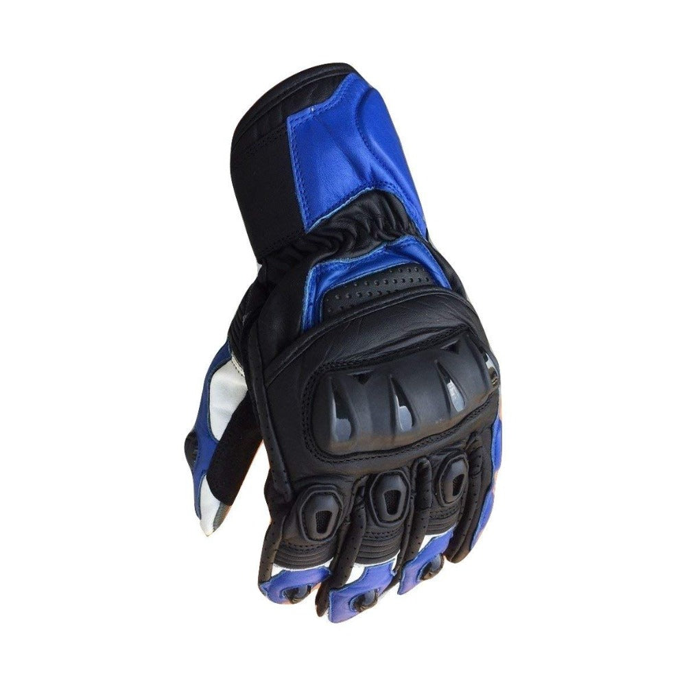 Motorcycle Blue Bikers TPU Touch Screen Campatible Gloves