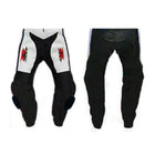SUZUKI MEN MOTORCYCLE WHITE CE ARMOR PANTS
