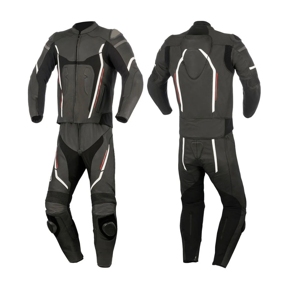 SS319 MEN MOTORCYCLE LEATHER RACING SUIT