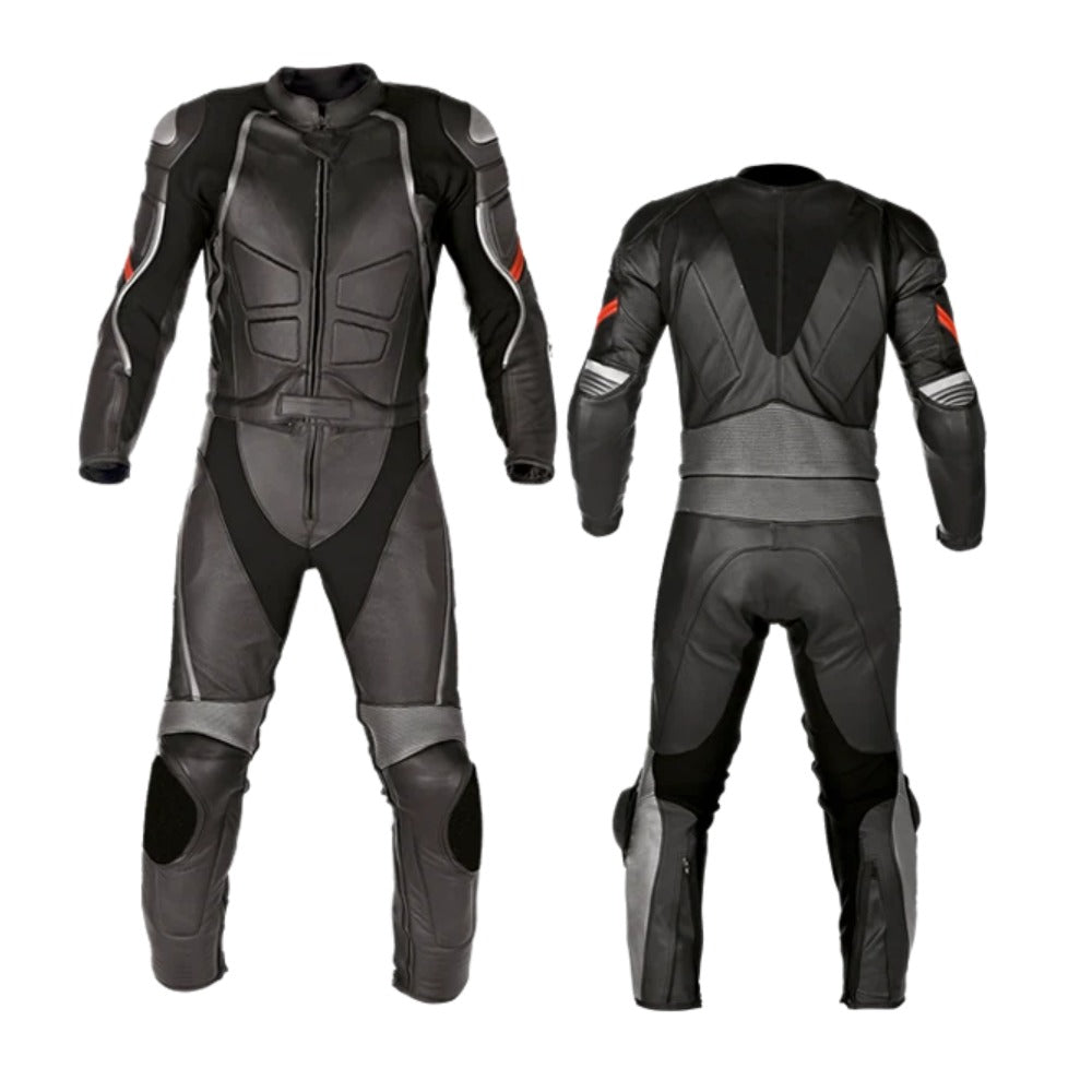 SS054 MEN MOTORCYCLE LEATHER RACING SUIT