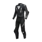 Laguna Seca Men Motorcycle Racing 2 PC Black Leather Suit