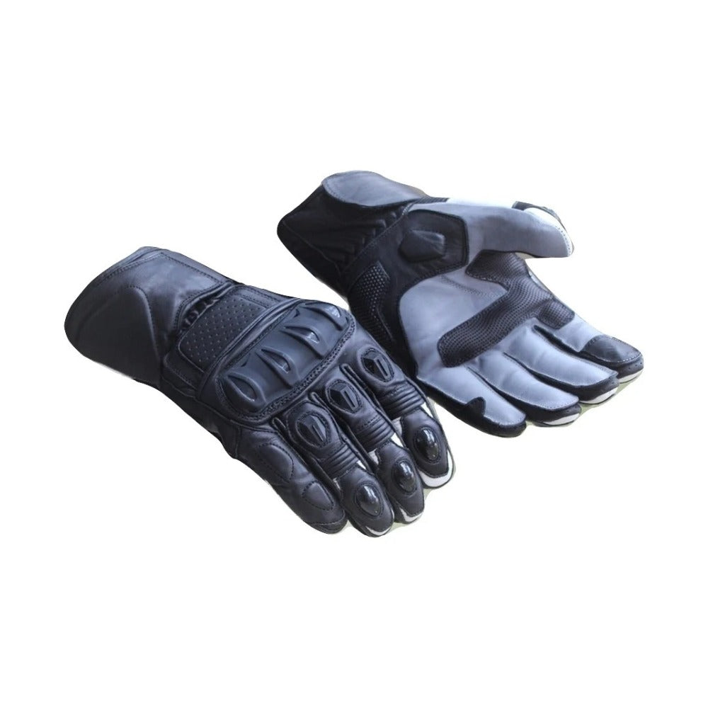 Motorcycle Black Kangaroo Probiker Street Leather Touch Screen Campatible Gloves