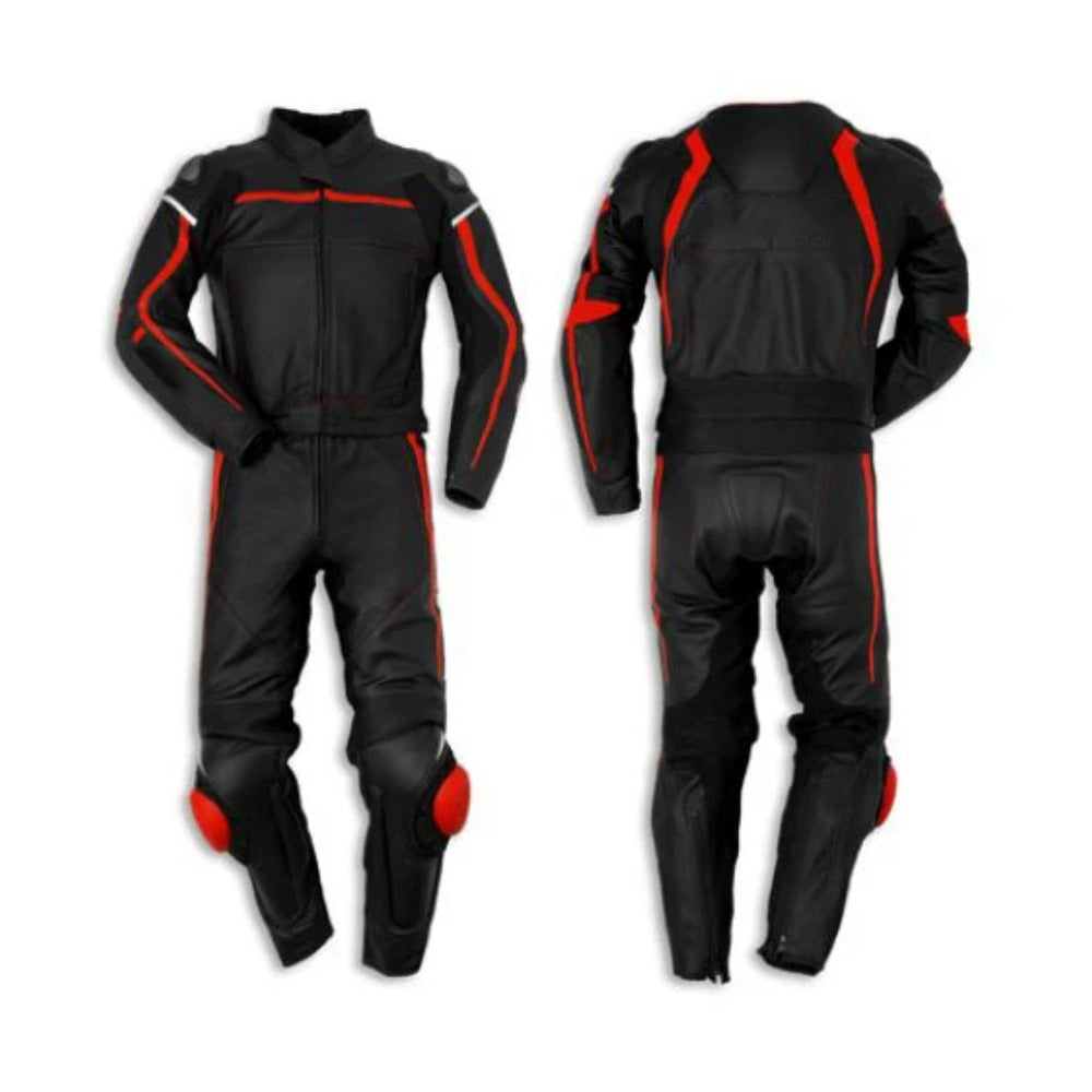 SS041 MEN MOTORCYCLE LEATHER RACING SUIT