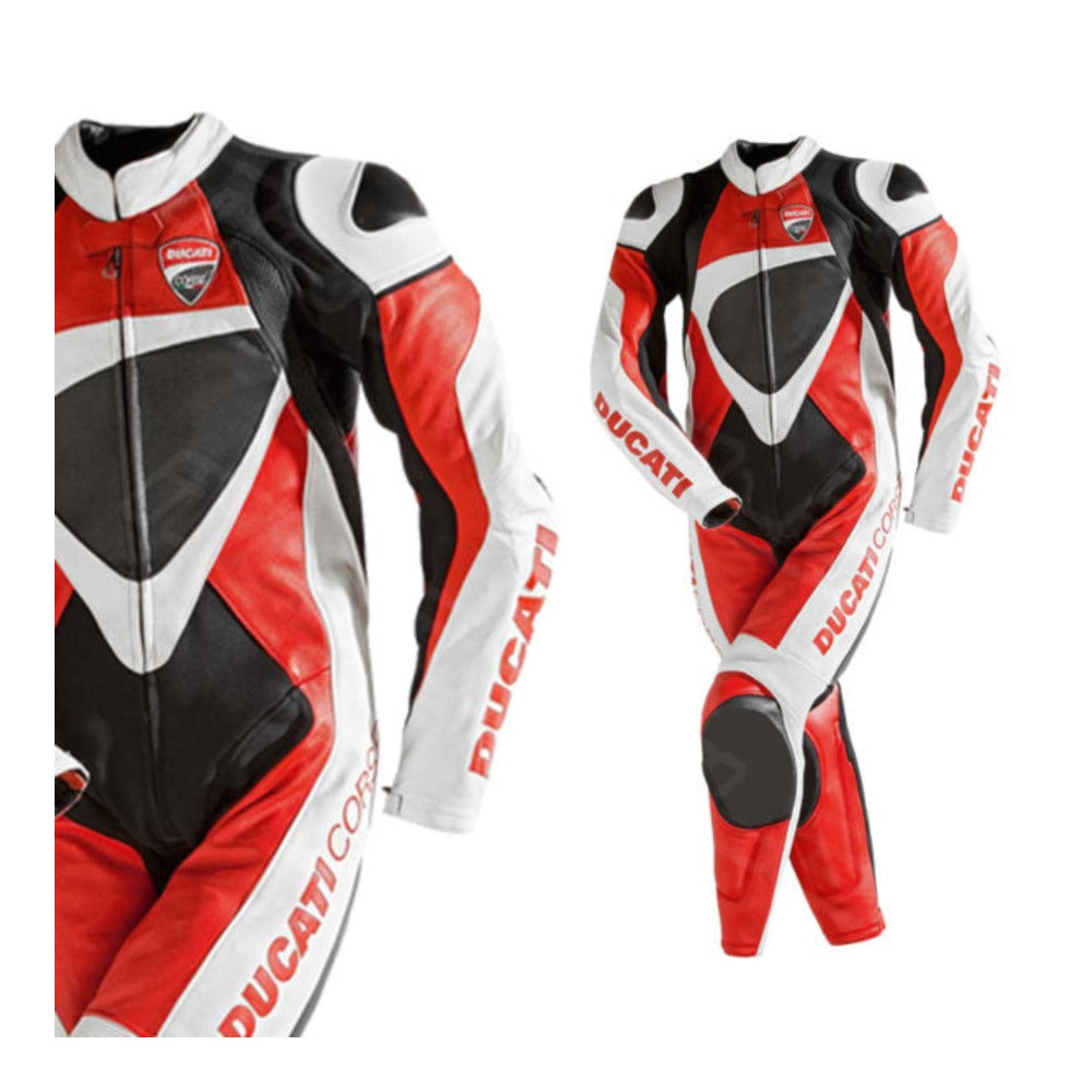 DUCATI CORSE MOTO LEATHER CE RATED RACING SUIT