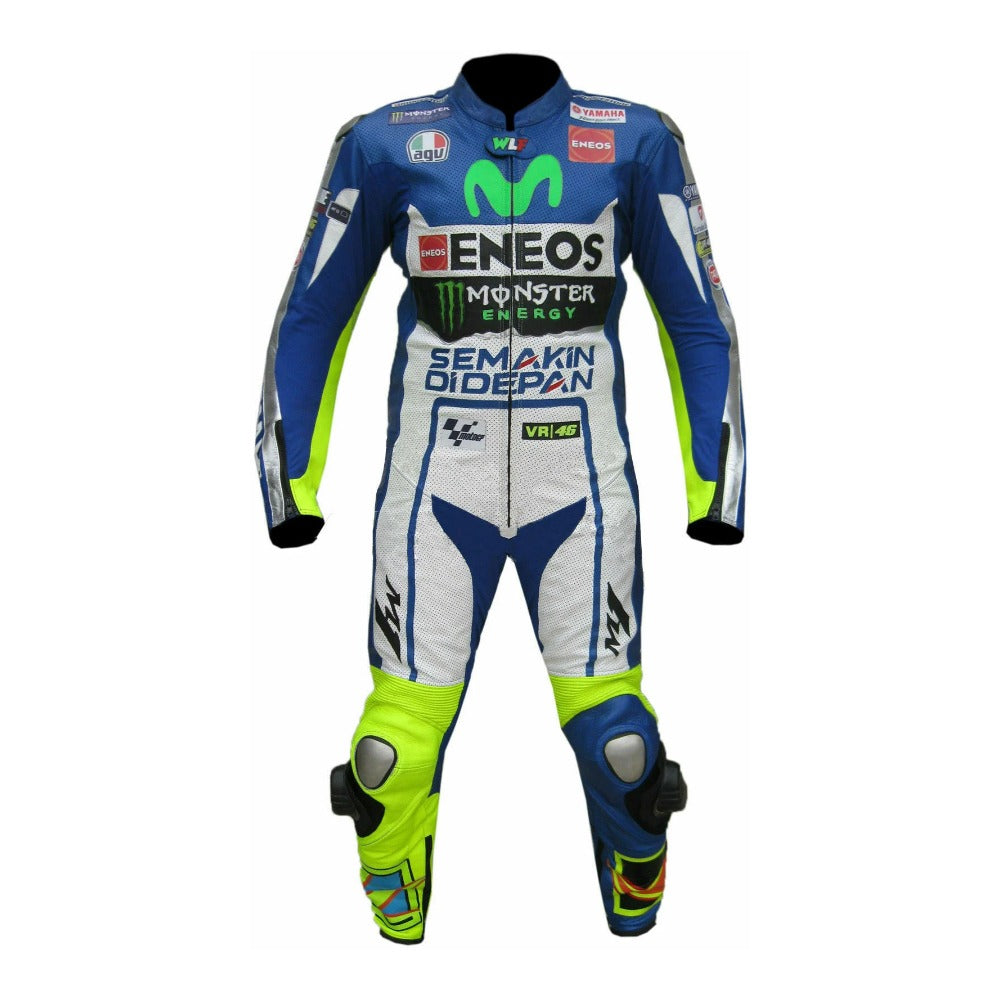 YAMAHA MENOS MONSTER MOTORCYCLE LEATHER RACING SUIT