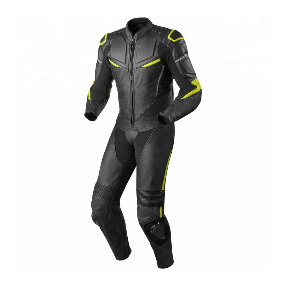 VELOC MEN MOTORCYCLE LEATHER RACING SUIT