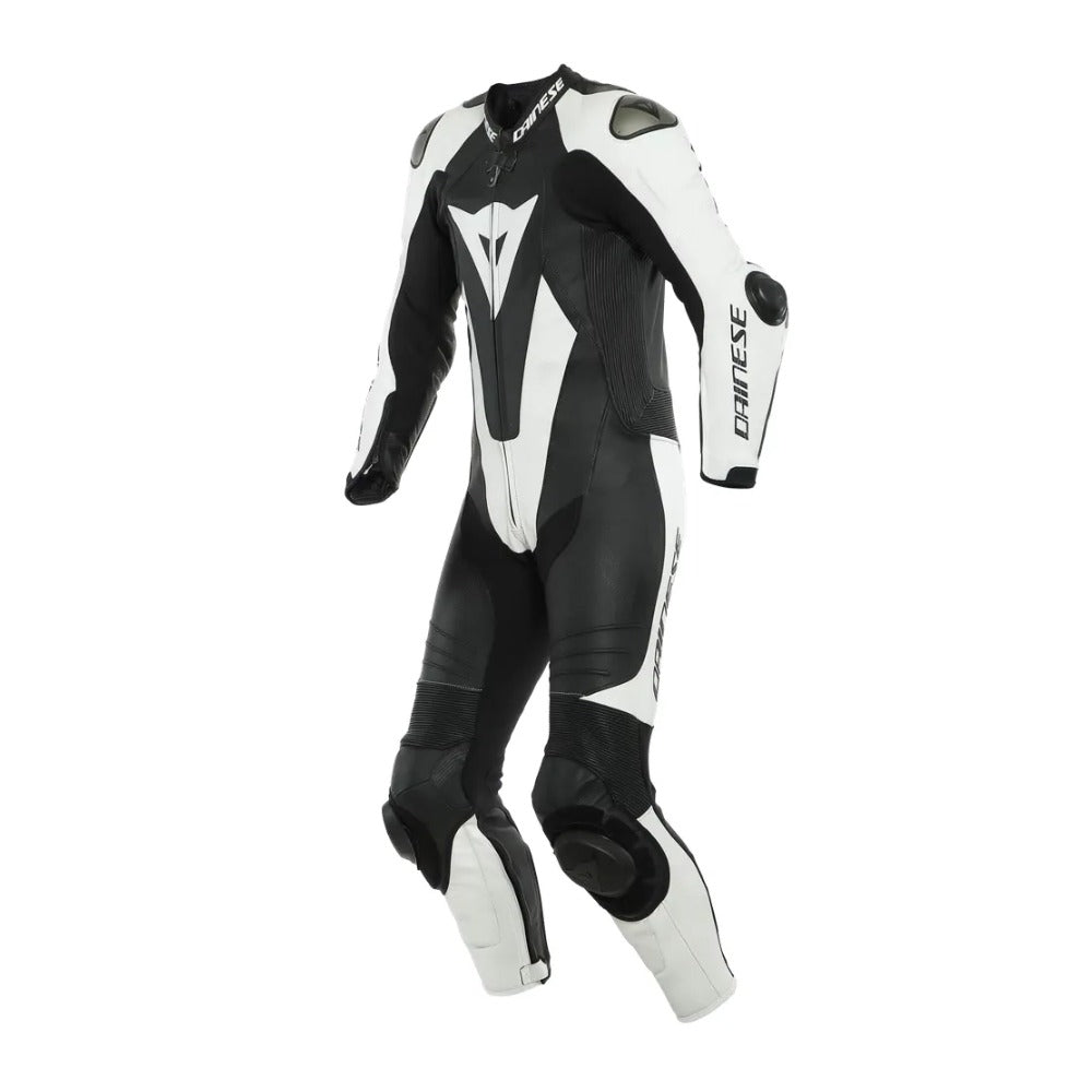 Laguna Seca 5 Men Motorcycle Racing 1 PC Black Leather Suit