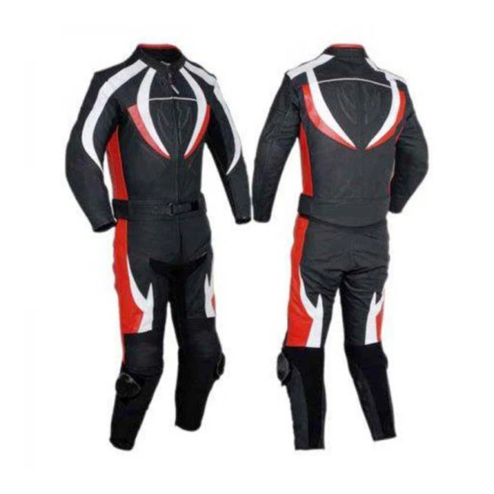 SS028 MEN MOTORCYCLE LEATHER RACING SUIT