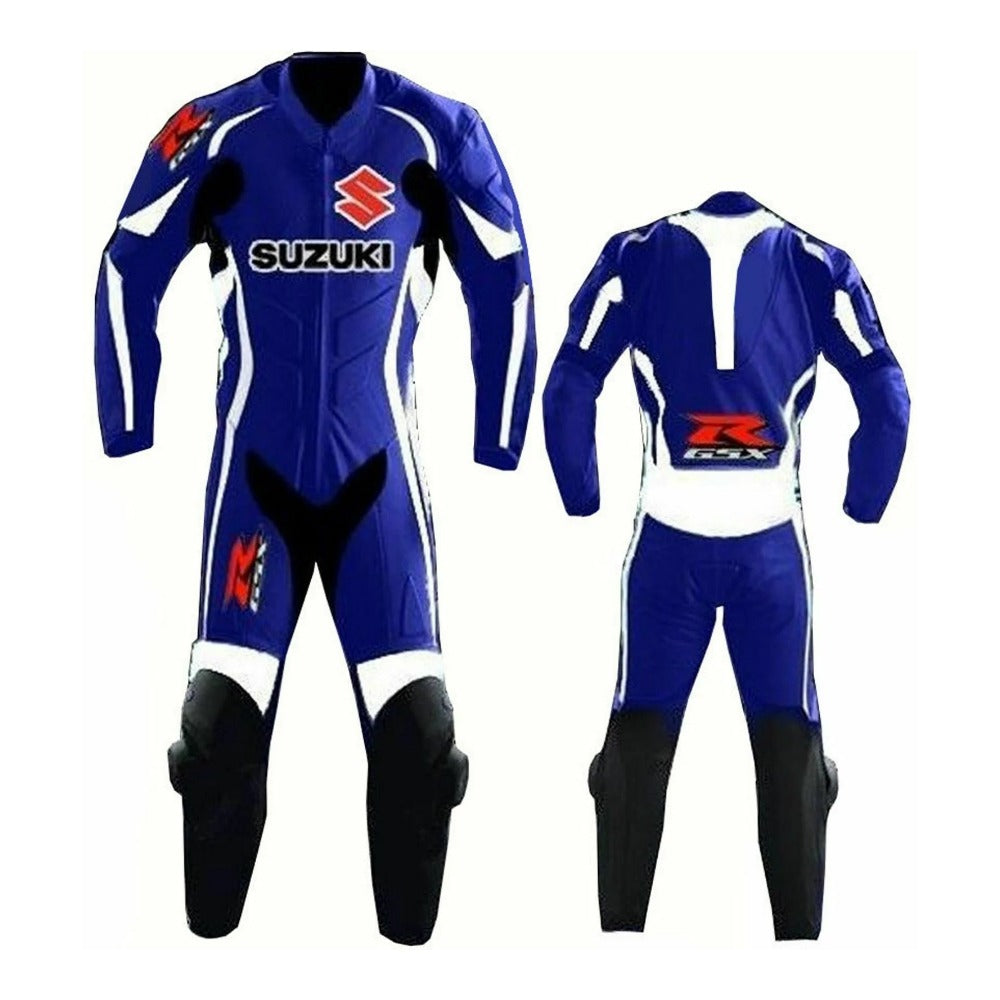 SUZUKI GSXR MOTORCYCLE LEATHER RACING SUIT