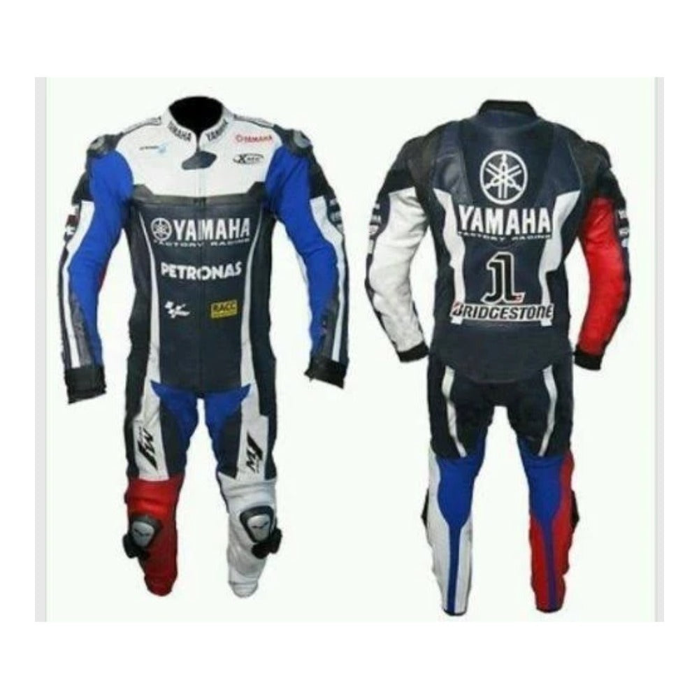 MOTORCYCLE BLUE PETRONAS LEATHER RACING SUIT CE APPROVED PROTECTION