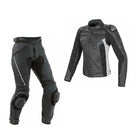 LADIES BLACK LEATHER RACING SUIT