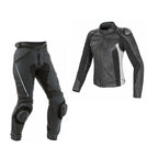 LADIES BLACK LEATHER RACING SUIT