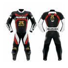SUZUKI RED/BLACK GSXR MOTORCYCLE LEATHER RACING SUIT