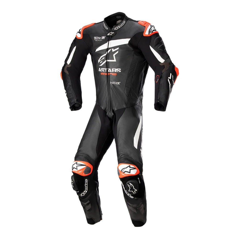 Alpinestars GP Plus V4 Motorcycle Black Leather Race Suit