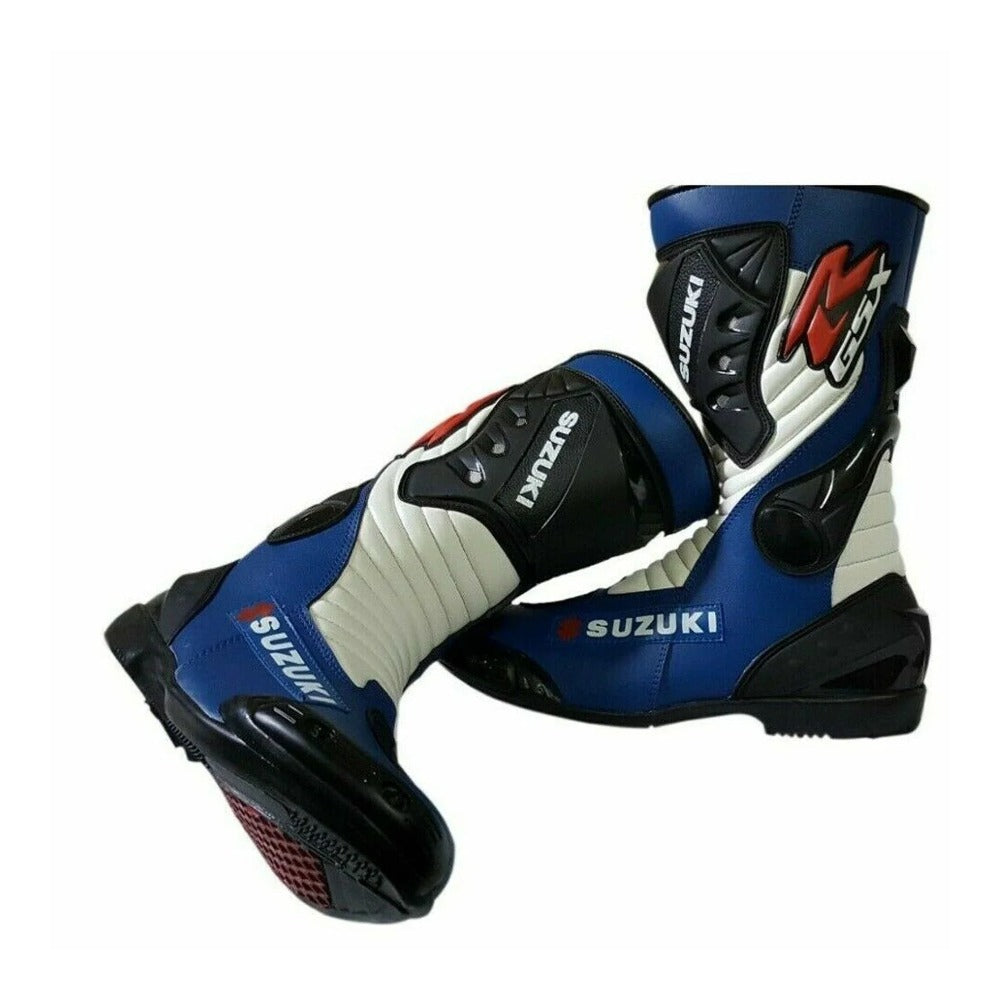 Suzuki Moto Wear Mens Motorcycle Riding Boots/Shoes