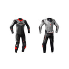 APRILIA MOTORCYCLE LEATHER RACING ONE PIECE GREY SUIT