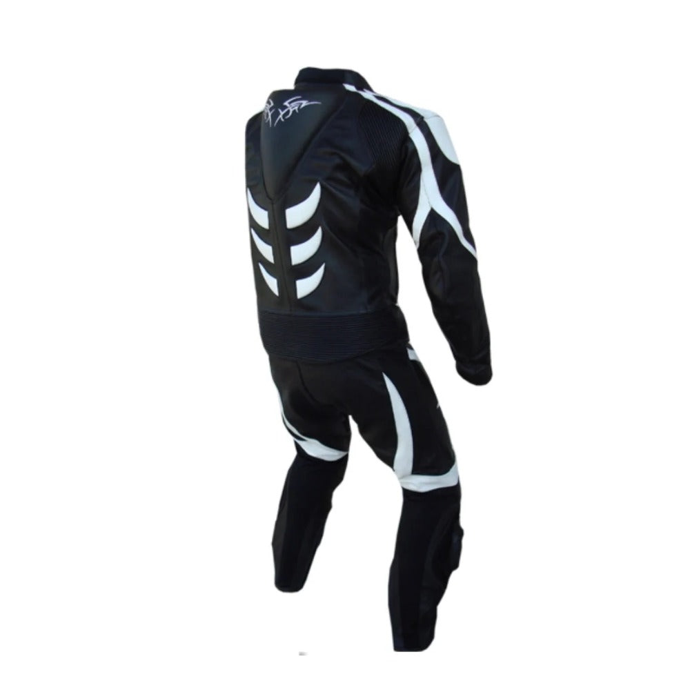 NEW SKELETON MOTORCYCLE LEATHER RACING SUIT
