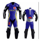 SUZUKI GSXR MOTORCYCLE LEATHER RACING SUIT