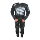 HONDA MOTORCYCLE BLACK LEATHER RACING SUIT SIZE XXL