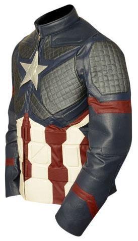 Avengers Endgame Captain America Genuine Leather Jacket