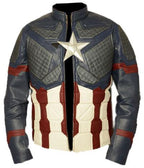 Avengers Endgame Captain America Genuine Leather Jacket