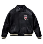 Avirex Black Streetwear Genuine Cowhide leather Jacket