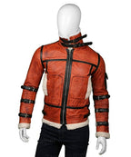 Mens B6 RAF Aviator Sheepskin Waxed Jacket