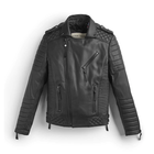 Mens Riding MotoFashion Black Leather Biker Jacket