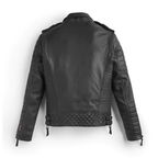 Mens Riding MotoFashion Black Leather Biker Jacket