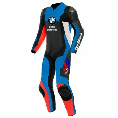 BMW Motorbike Leather Suit with CE Armor  Premium Protection & Performance