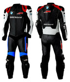 BMW Motorrad Motorbike CE Approved Armors Genuine Cowhide Leather Suit
