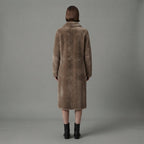 Women's Dark Grey Shearling Jacket
