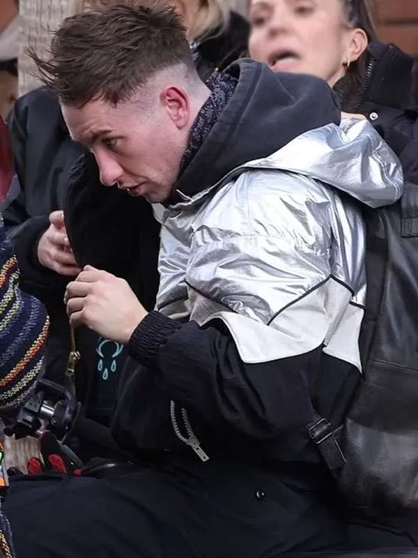 Barry Keoghan Crime 101 Black Track Jacket