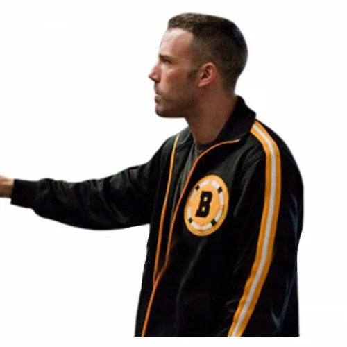 Ben Affleck The Town Boston Varsity Bomber Black Jacket