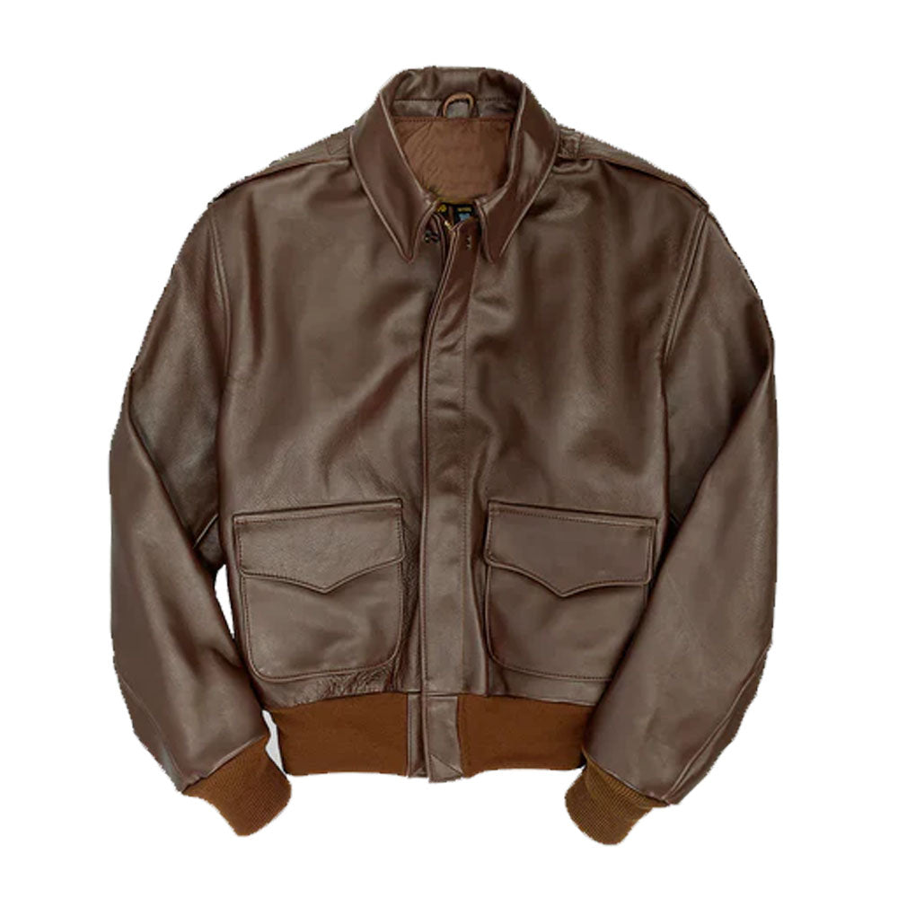 Fashion Men B3 Flying RAF Aviator Sheepskin Leather Jacket